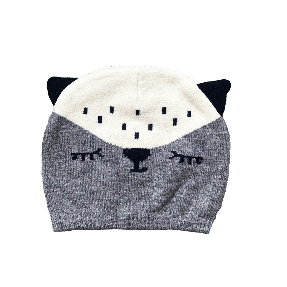 All Foxed Out Beanie - Grey - Creature Collective